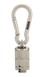 RODE THREAD ADAPTOR With carabiner clip, 1/4-inch, 3/8-inch, 5/8-inch adaptors