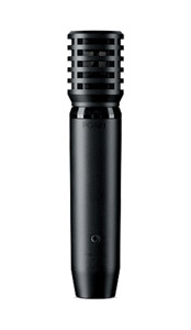 SHURE PGA81-XLR MICROPHONE Instrument, cardioid, condenser, for overhead, inc XLR lead