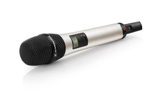 SENNHEISER SL HANDHELD 865 RADIOMIC TRANSMITTER Supercardioid, condenser, 1.9GHz, silver