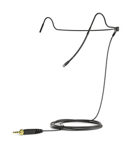 SENNHEISER HS 2 BK MICROPHONE Headworn, electret, omni, 3.5mm jack, for EW G4 Tx, black