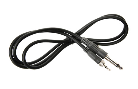 TRANTEC LD-SJ-JAC CABLE Screw jack to 6.35mm jack, radiomic guitar lead