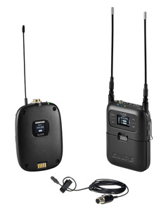 SHURE SLXD15/DL4B RADIOMIC SYSTEM Presentation, DL4B, bodypack TX, portable RX, 606-650MHz (K59)