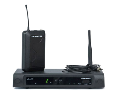 TRANTEC S4.10-L-EB-GG3 RADIOMIC SYSTEM Beltpack, fixed RX, LP2 mic, 16ch, 606-614Mhz, Ch38 ready