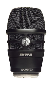 SHURE RPW174 RADIOMIC CARTRIDGE KSM8 Dualdyne, dynamic, cardioid, black
