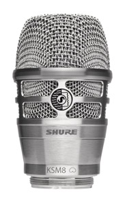 SHURE RPW170 RADIOMIC CARTRIDGE KSM8 Dualdyne, dynamic, cardioid, nickel