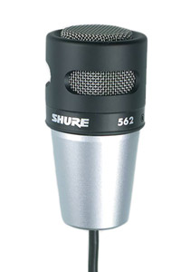 SHURE 562 MICROPHONE, Noise-cancelling mic head, 100Hz-6kHz, 1.2m cable, fits G series goosenecks