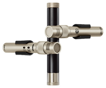 SHURE KSM141 STEREO SET MICROPHONES Instrument, condenser, cardioid/omnidirectional, champagne
