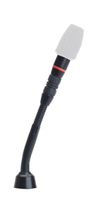 SHURE MX405RLP/N MICROPHONE 12.5cm gooseneck, no capsule, no preamp, red light ring