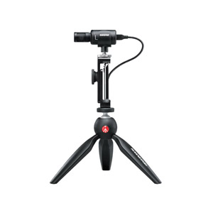 SHURE MOTIV MV88+ VIDEO KIT MICROPHONE Digital, stereo, condenser, with accessories