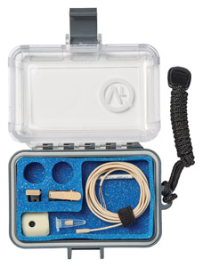 VOICE TECHNOLOGIES VT403WA MICROPHONE Omni, waterproof, high SPL, inc accessories/case, beige