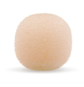 BUBBLEBEE THE MICROPHONE FOAM For lavalier mic, medium, 2mm bore diameter, beige, pack of 10