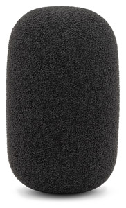 BUBBLEBEE THE MICROPHONE FOAM For shotgun mic, extra-small+, 15mm bore diameter, black