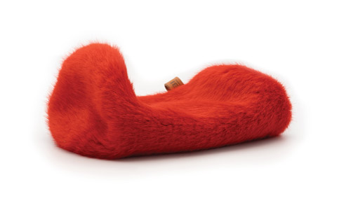 BUBBLEBEE SHORT-HAIRED SPACER COVER M For Spacer Bubble, Red