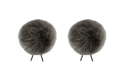 BUBBLEBEE TWIN WINDBUBBLES WINDSHIELDS Size 3, for 5-9mm diameter lav, grey (pack of 2)