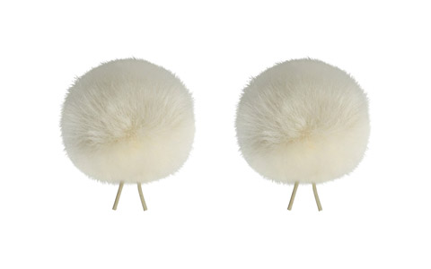 BUBBLEBEE TWIN WINDBUBBLES WINDSHIELDS Size 3, for 5-9mm diameter lav, off-white (pack of 2)