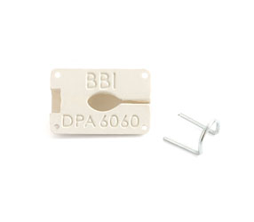 BUBBLEBEE LAV CONCEALER MIC MOUNT For DPA 6060/6061 lavalier, white