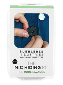 BUBBLEBEE MIC HIDING KIT For Rode Lavalier, black