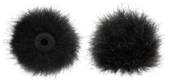 BUBBLEBEE WINDBUBBLE PRO WINDSHIELDS Extra-small, for 3-5mm diameter lav, black (pack of 2)