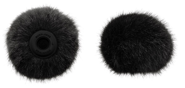 BUBBLEBEE WINDBUBBLE PRO WINDSHIELDS Large, for 11.5-14mm diameter lav, black (pack of 2)