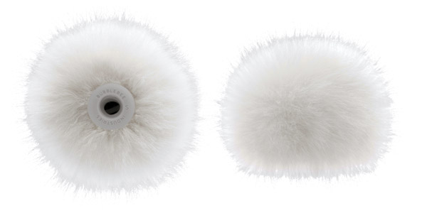 BUBBLEBEE WINDBUBBLE PRO EXTREME WINDSHIELDS Small, for 5-6.5mm diameter lav, white (pack of 2)