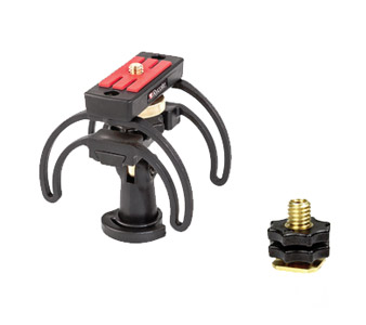 RYCOTE 041119 PORTABLE RECORDER SUSPENSION Hot shoe or 1/4 inch thread mount