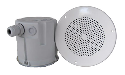 DNH BF-560T LOUDSPEAKER Ceiling, 5-inch, 6W, metal grille, white RAL9010, 70/100V