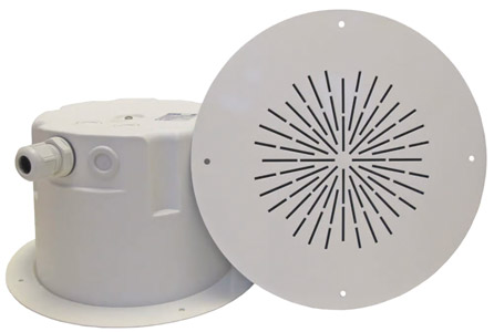 DNH BF-620T LOUDSPEAKER Ceiling, 6-inch, 6W, metal grille, white RAL9010, 70/100V