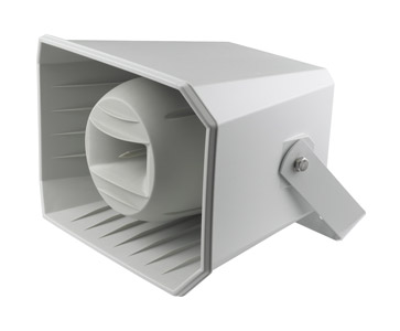 DNH MH-15T LOUDSPEAKER Horn, 15W, IP55, grey RAL7035, 100V