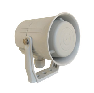 DNH HP-6C LOUDSPEAKER Horn, 6W, IP67 weatherproof, grey RAL7035, 20 ohm