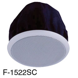 TOA F-1522SC LOUDSPEAKER Circular, ceiling, 9/6W, 8/16 ohms, 1.5-6W taps