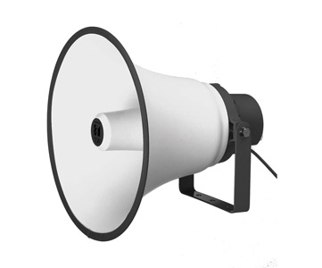 TOA TC-615 LOUDSPEAKER Horn, round, 15W, 8ohms, IP65, white