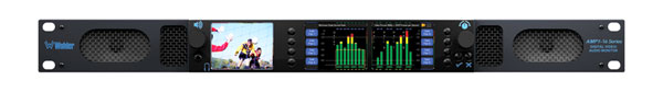 WOHLER AMP1-16V-MD AUDIO WITH VIDEO MONITOR 1U, 16ch AES3i, 3G/HD/SD-SDI, l/s, LCD