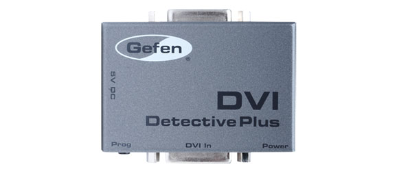 GEFEN EXT-DVI-EDIDP DVI DETECTIVE PLUS EDID GENERATOR DVI-D, 5x EDID profiles, HDCP pass-through