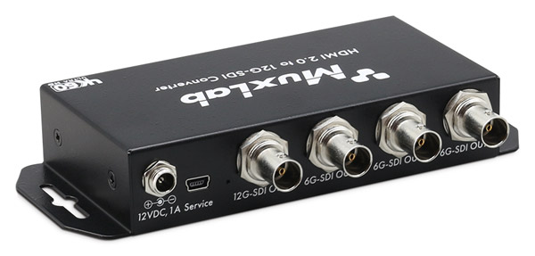 MUXLAB 500741 VIDEO CONVERTER HDMI to 12G-SDI
