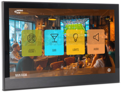 MUXLAB 500869 TOUCH CONTROL PANEL 11.6-inch LCD, WiFi/Ethernet connectivity, PoE, black