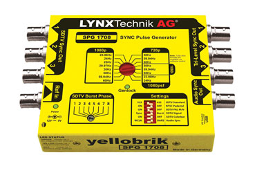 LYNX YELLOBRIK SPG 1708 SYNC PULSE GENERATOR 3x HD tri-level/3x SD bi-level, genlock