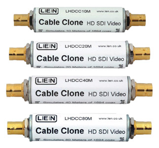 LEN LHDCC1248M CABLE CLONE SET HD SDI 1x each 10/20/40/80m, boxed, pouch for cables, adapters