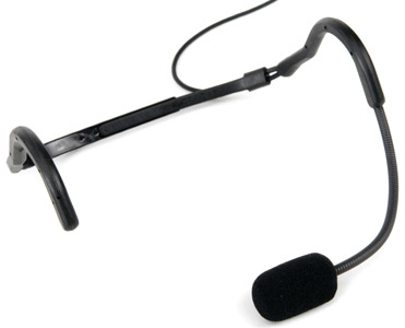 TRANTEC HM-66 (SJ66-BK) MICROPHONE Headworn, aerobics, supercardioid, 3.5mm screw jack, black