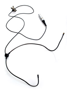 TRANTEC HM-22 (SJ22-B-R) MICROPHONE Headworn, vocals, omnidirectional, 3.5mm screw jack, black