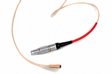 TRANTEC TS212-P-R MICROPHONE Lapel, 40Hz-18kHz, for radiomic, 12dB pad, Lemo, pink