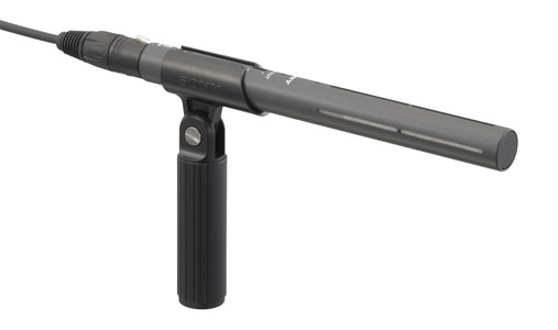 SONY ECM-673 MICROPHONE Short shotgun, ENG, camera, 40-52V, black