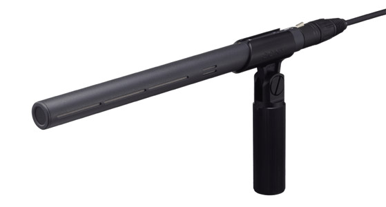 SONY ECM-678 MICROPHONE Short shotgun, ENG, camera, 48V