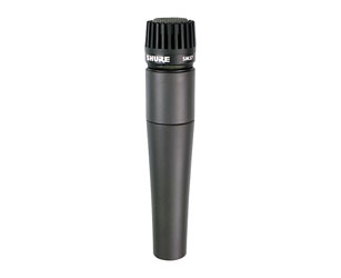 SHURE SM57-LCE MICROPHONE Instrument/vocal, cardioid, dynamic, for snare/guitar cab/brass