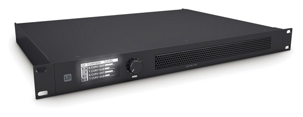 LD SYSTEMS CURV 500 I AMP POWER AMPLFIER 4x 240W, 1U rackmount, DSP