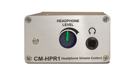 SONIFEX CM-HPR1 HEADPHONE VOLUME CONTROL Rotary volume control, RJ45 input, 6.3mm jack output