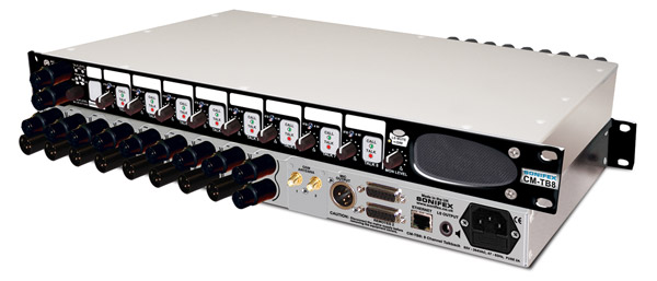 SONIFEX CM-TB8 TALKBACK INTERCOM 8-channel of 4-wire, individual gain control