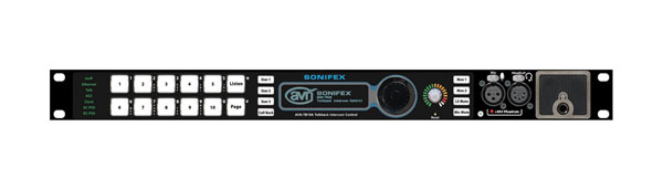 SONIFEX AVN-TB10AR TALKBACK INTERCOM 10 button, AES67 AoIP, rack mounting