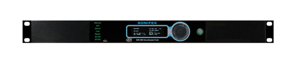 SONIFEX AVN-GMCS GRANDMASTER CLOCK AES67 AoIP, PTP, RAVENNA, TXCO accurate, rack mounting