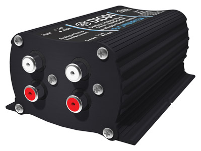 SONIFEX AVN-DIO04 AUDIO INTERFACE Dante, PoE powered, Dante to stereo RCA (phono) in/out