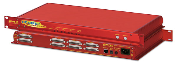 SONIFEX RB-FS42 FAILOVER SWITCHER Audio, 4x main I/O, 2x standby I/O, AES/EBU/RS232